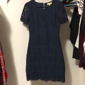 Black Swan Blue Lace Dress